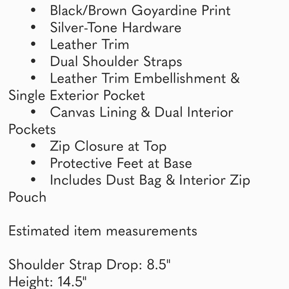 Goyard Brown and Black Travel Bag🖤VTT12150 Sac Hardy EUC 🖤🖤🖤 - Picture 3 of 12